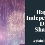 Happy Independence Day Shayari with fireworks
