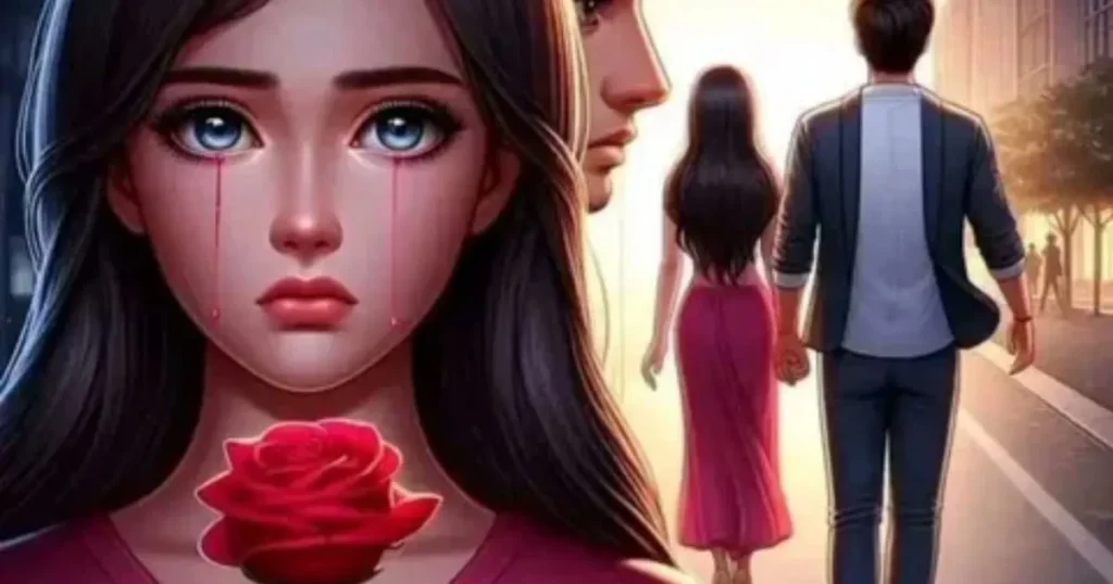 One sided love and heartbreak of a girl watching the person she loves walk away