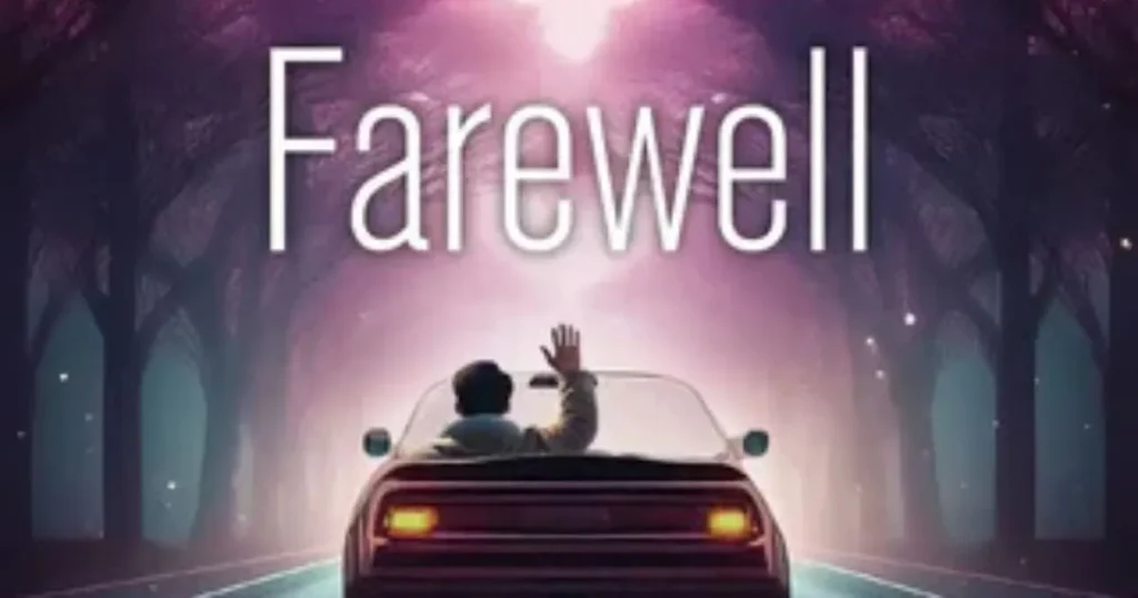 Farewell Shayari in English with a goodbye journey theme