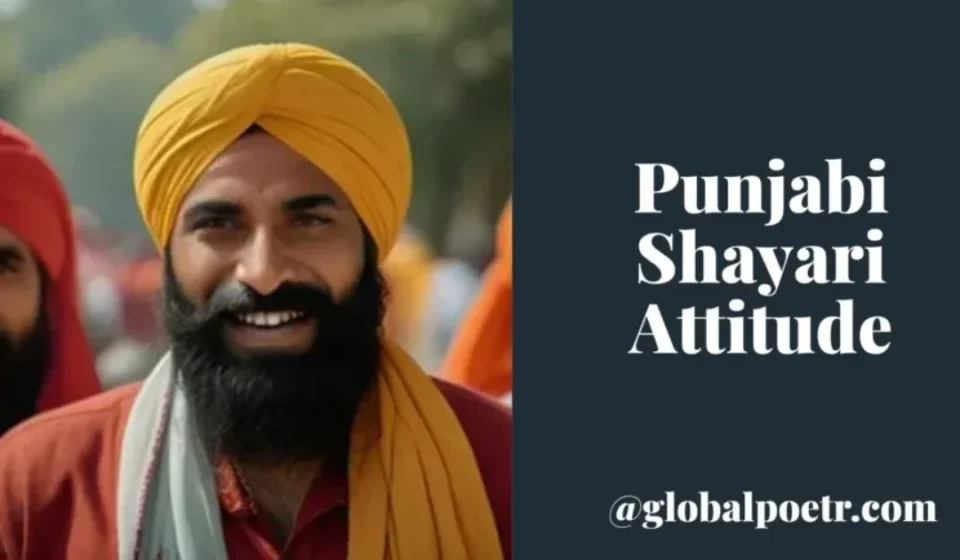 Punjabi man wearing yellow turban representing Punjabi attitude